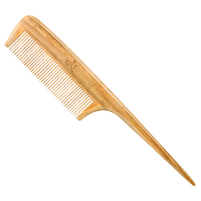 虞美人绿檀木无静电檀香木梳木梳