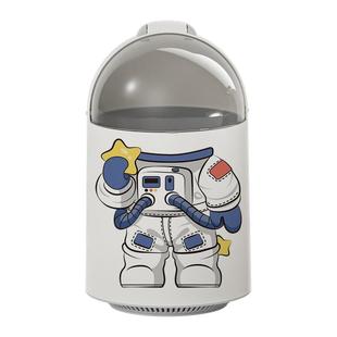 垃圾桶宇航员创意家用客厅卧室吸附厕所纸桶带盖大容量厨房垃圾筒