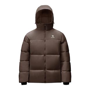 [骆驼火炉]运动连帽羽绒服女冬季鸭绒远红外发热升温面包服外套