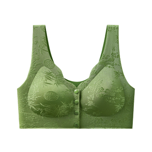 【品牌正品】焕丽女王前扣全罩杯妈妈内衣奢华无钢圈薄款女士内衣