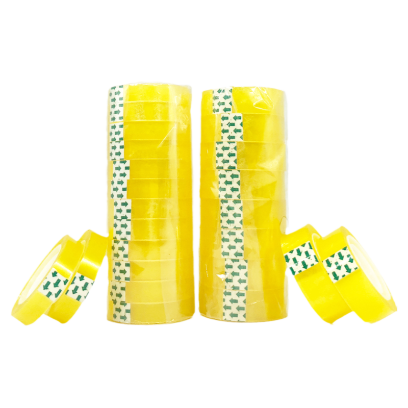 小号透明胶带学习办公用文具胶带花店包装外面打包小胶带批发1cm-1.8厘米