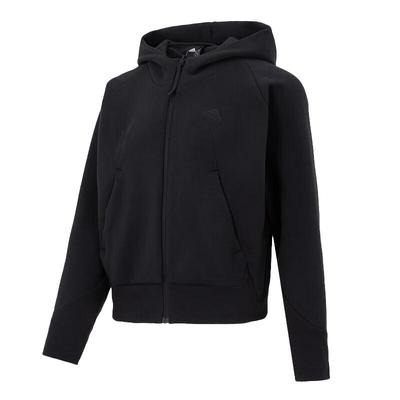 【自营】阿迪达斯 （adidas）女装健身运动舒适连帽休闲衫 IN5128
