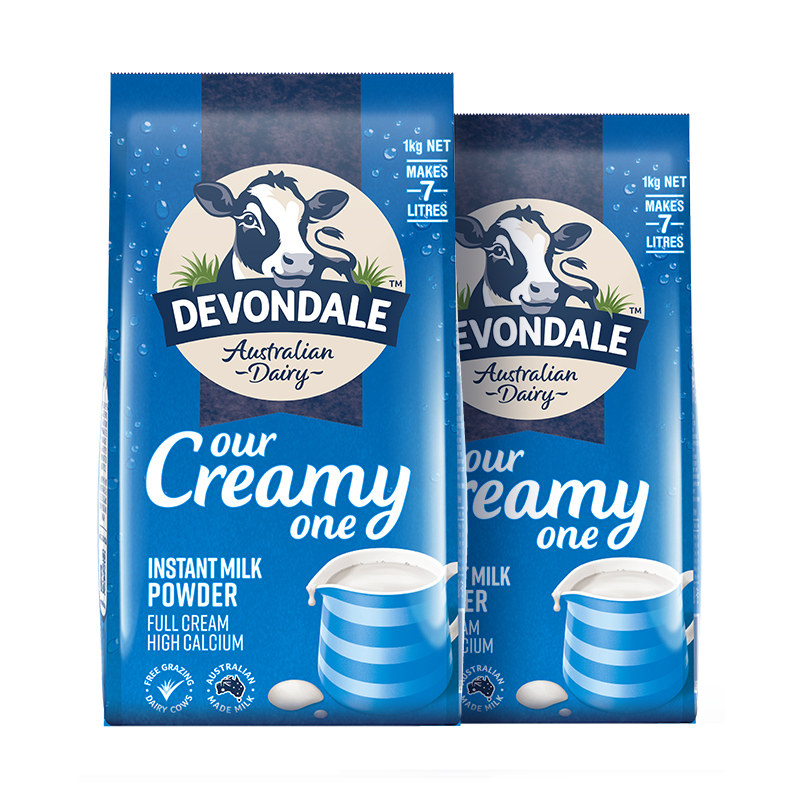 德运devondale全脂奶粉学生