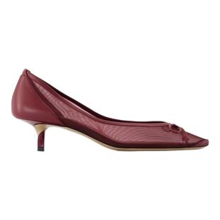 Jacquemus Tourni B 高跟鞋 - 皮质 - 酒红色