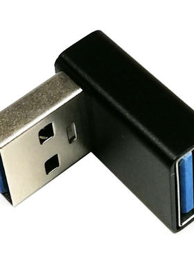 金属壳弯头 USB3.0 Type-C 3.1Gen1全功能手机数据线转接转换插头
