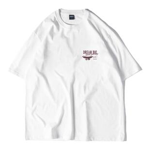 DAKYAM(达人) No Dream No Story 蝴蝶效应剪影印花潮流短袖TEE恤