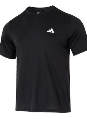 耶运动阿迪达斯adidasT恤男装 2026新款春季运动服跑步健身训练