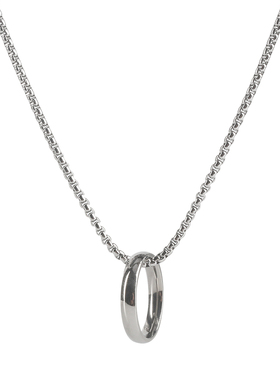 潮人简约指环项链男女ins挂件