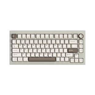 贱驴R4无线键盘铝坨坨三模客制化75配列旋钮RGB热插拔gasket结构