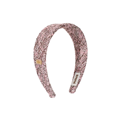 SHINE萱子优雅小香风粗花呢发箍