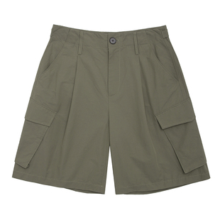 UrbanStandard日系复古工装短裤男夏季新款宽松山系户外休闲裤子