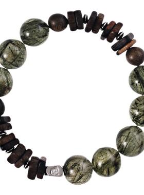 ROCKBUND ·「青杼间」天然水晶沉香手链原创设计高级串珠礼物