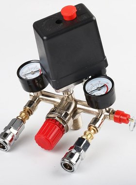 无油空压机配件压力控制开关总成 巴马可调节出气阀门175psi