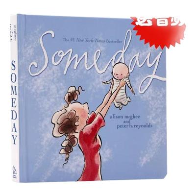 有一天英文原版绘本 Someday 伟大的母爱感动你 我幼儿童启蒙早教纸板书 小S推荐 纽约时报畅销书英语读物读本 亲情感情学前教育