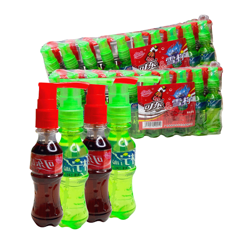 好妈妈口喷饮料雪柠混合口味儿童8090后怀旧趣味零食休闲品糖果