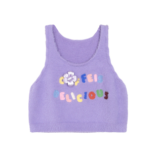 NORNOR陈大猪童装女童毛衣背心春季新款洋气大童针织马甲儿童春装