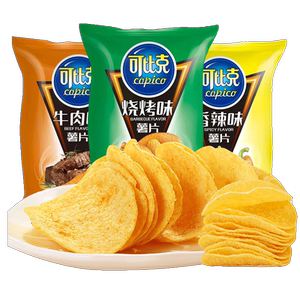 可比克薯片膨化小零食