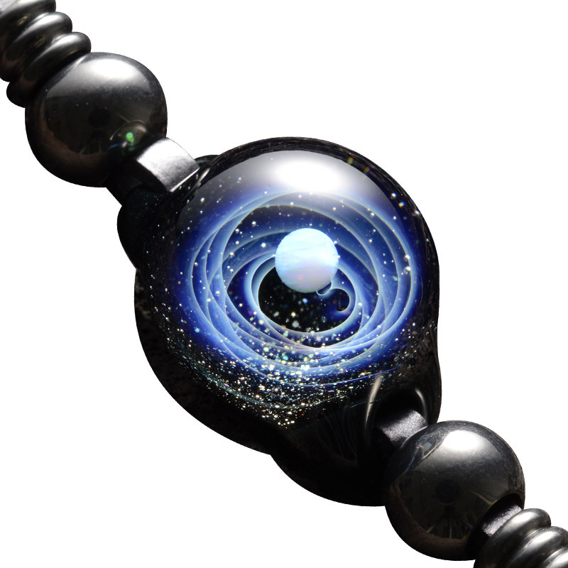手工宇宙玻璃手链情侣琉璃