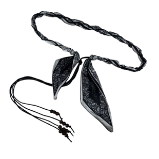 丝巾腰带女款配裙子装饰连衣裙西裤编织腰绳长款丝带腰链配饰百搭