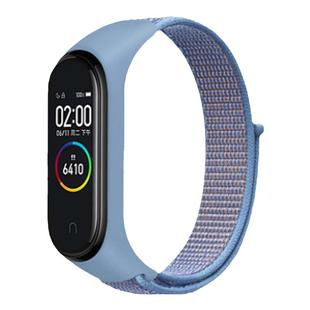 适用小米手环8/9/10腕带秋冬尼龙回环魔术贴替换6/7表链新款3/4/5表带nfc版磁吸扣编织透气男女生高级感配件