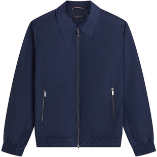 【防泼水】Tommy26春夏新款男休闲可打包双拉链翻领行政夹克外套