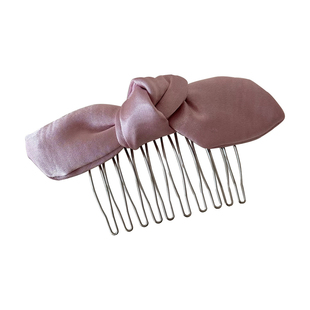 韩版2026早春新款碎发神器发梳发插发饰刘海蝴蝶结头饰顶夹倒插梳