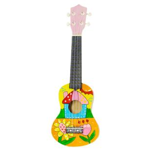 组装尤克里里diy小吉他手工制作材料包彩绘手绘画木质涂鸦儿童