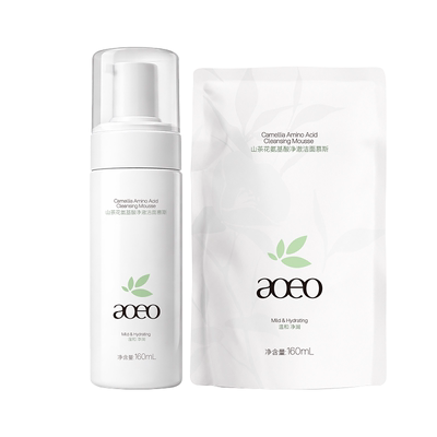 AOEO山茶花氨基酸净澈洁面慕斯