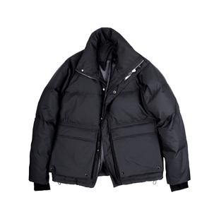 设计师品牌冬新款90白鸭绒厚实保暖羽绒服男防水防风金属拉链