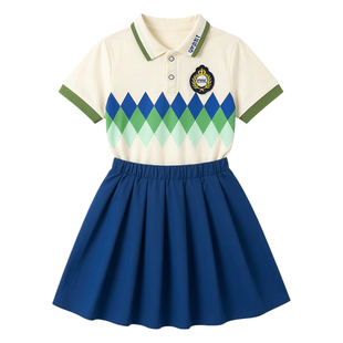 六一儿童表演服小学生诗歌朗诵合唱舞台演出服夏季儿童毕业照班服