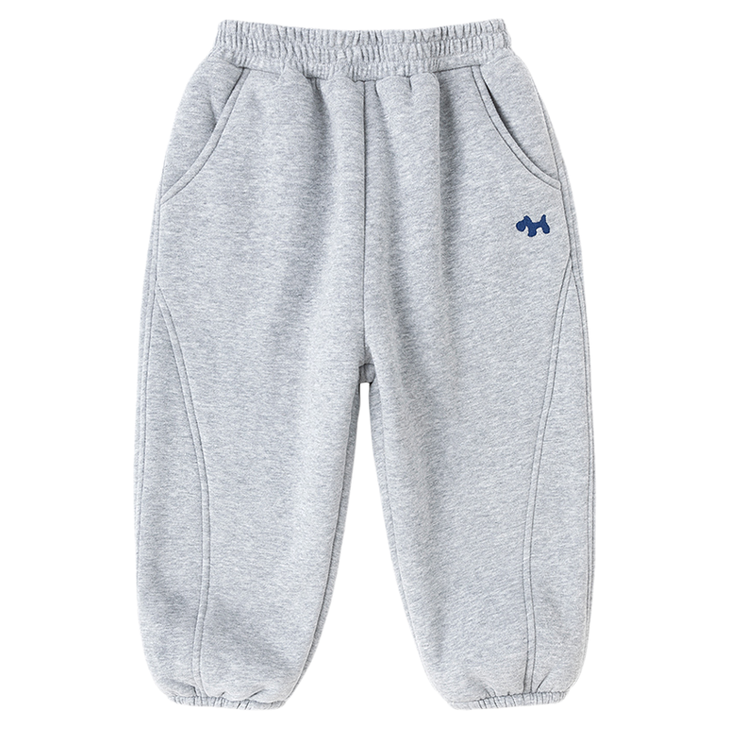 嘟嘟家男童裤子秋冬加绒儿童长裤冬季宝宝冬装休闲裤女童运动裤潮