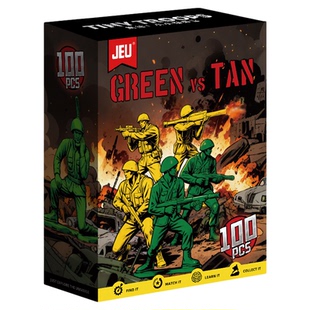 JEU旧义怀旧兵人大战玩具兵套装 12款姿态中古小兵人军事小人沙盘