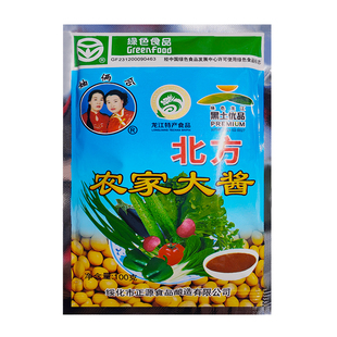 妯俩合农家大酱东北特产臭酱绥化北方大酱黄豆酱豆瓣酱大豆酱100g
