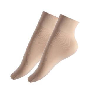 梦娜6双加绒短丝袜宽口春秋冬50D薄绒女天鹅绒毛圈袜保暖中筒短袜