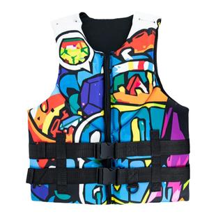 进口救生衣成人大浮力路亚漂流钓鱼专用海上船用便携浮潜游泳背心
