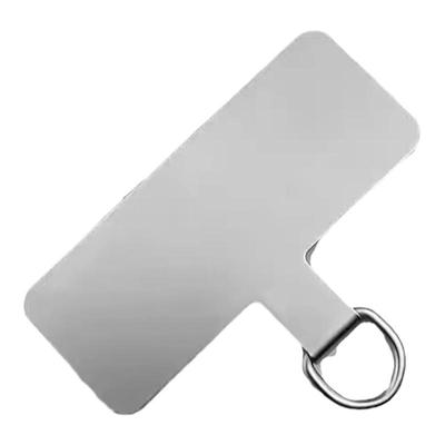 手机挂绳夹片贴片超薄连接卡片手机壳固定片金属垫片防丢背夹结实