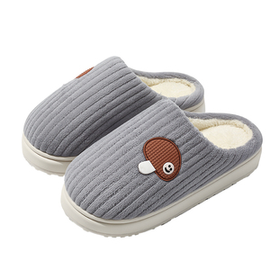 棉拖鞋男款室内家居2026新款秋冬季家用保暖防滑厚底棉拖男士冬天