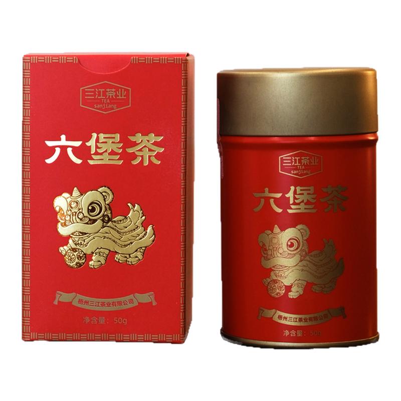 豆沙香甜八年陈一级六堡茶好彩头广西梧州特产黑茶叶三江茶业