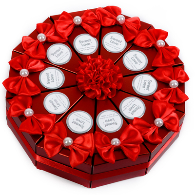 欧式风蛋糕桌摆婚庆礼品盒子新款