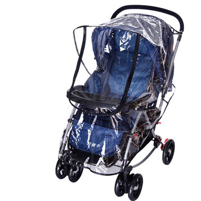婴儿车雨罩通用宝宝推车防风罩伞车防雨罩挡风保暖罩儿童车雨衣