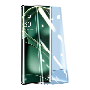 适用oppofindx6钢化膜FindX6pro手机膜UV全屏覆盖防窥膜oppo全胶贴膜x6防摔保护fand曲面屏防偷窥por全包水凝