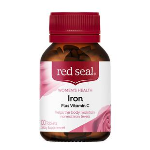 redseal新西兰进口红印补铁片气血补铁剂经期补血孕妇贫血100粒