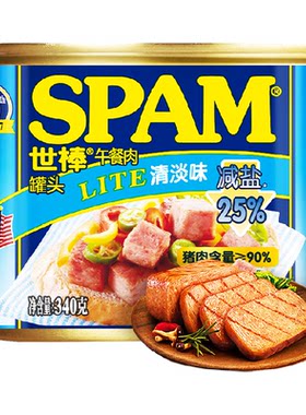 世棒速食清淡口味午餐肉罐头