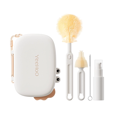 婴儿硅胶奶瓶刷便携奶嘴刷宝宝