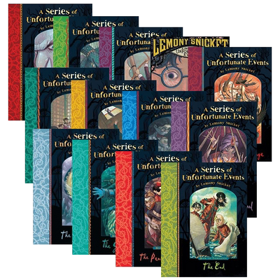 英文原版小说 波特莱尔大冒险系列13册 The Bad Beginning 儿童英语章节书