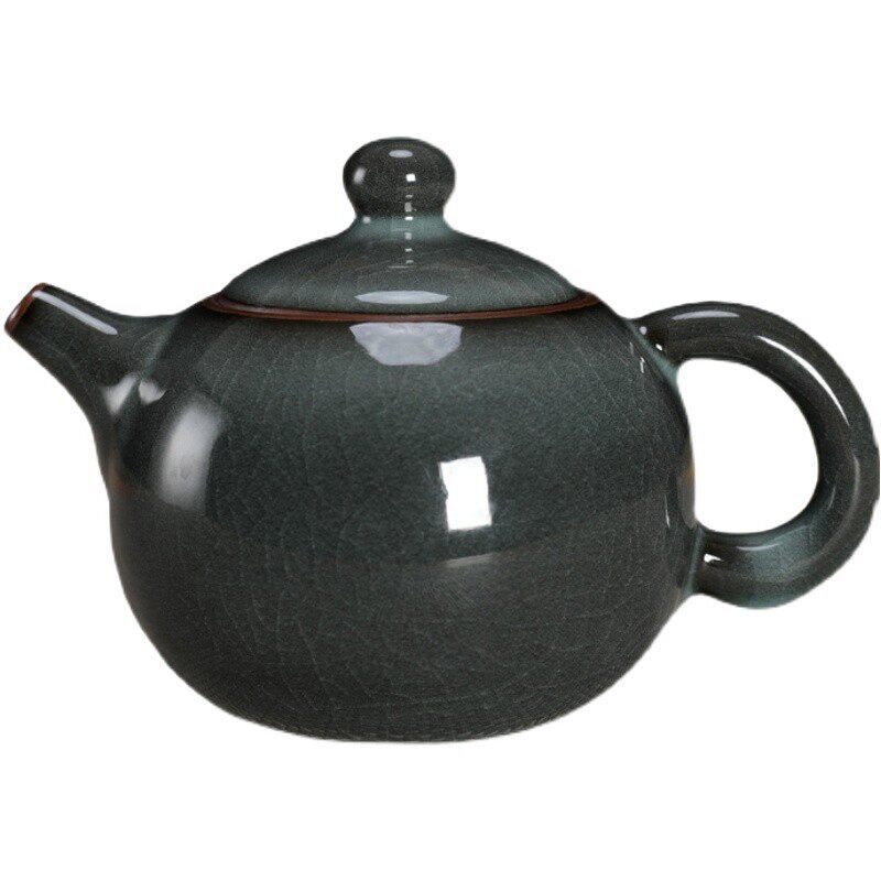 正品陶瓷铁胎开片包邮整套茶具
