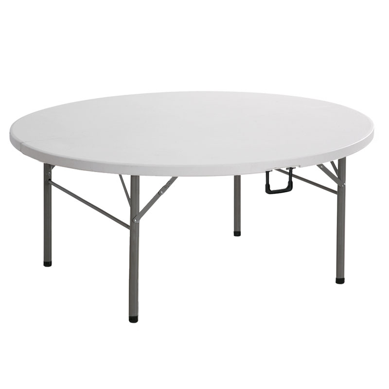 塑料简易折叠圆桌方杰家用