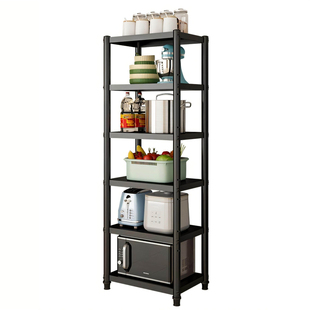 20宽25x60/70/80cm90长50x30x30x40厨房黑色储物架冰箱夹缝置物架