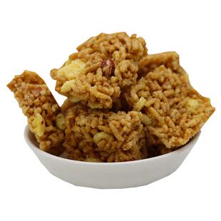 百年张记纯手工糯米冻米炒米糖怀旧零食糕点袋装年货米花红薯米糖