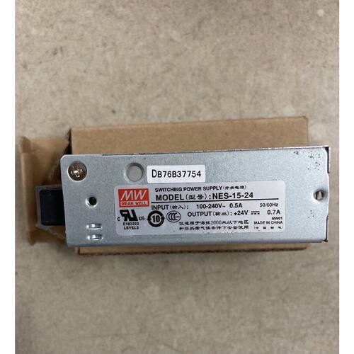 台湾明纬MW开关电源NES-15-24 24Ｖ0.7Ａ 15W室内电源